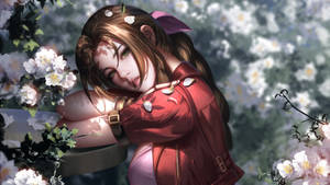 Ff7 Aerith Flowers Wallpaper