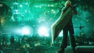 Ff7 Cloud Standing Wallpaper