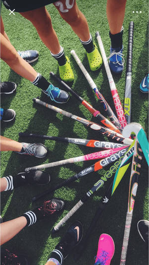 Field Hockey Girls Photography Wallpaper