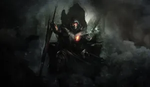 Fierce And Powerful Cool Demon In A Smoky Atmosphere Wallpaper