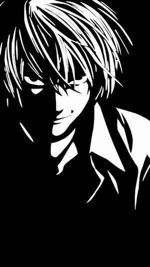 Fierce Look Death Note Iphone Wallpaper