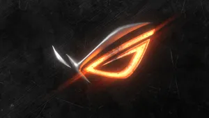 Fiery Asus Rog Desktop Wallpaper