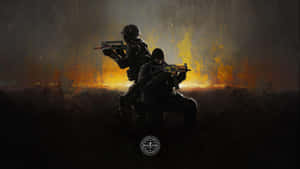 Fiery Counterstrike Counter Terrorists Poster Wallpaper