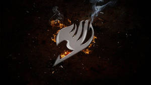 Fiery Fairy Tail Symbol Wallpaper