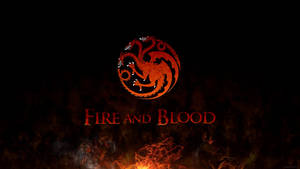 Fiery House Targaryen Sigil Art Wallpaper