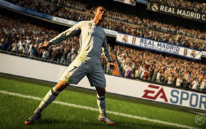 Fifa 21 Ea Sports Portuguese Footballer Cristiano Ronaldo Wallpaper