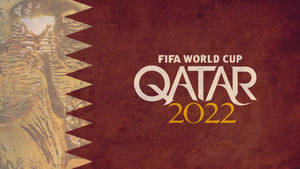 Fifa World Cup 2022 Qatar Flag Wallpaper