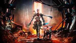 Fight For The Fate Of Humanity In Warhammer 4k Wallpaper