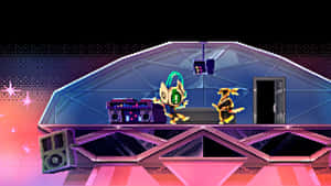 Fight Your Way To The Future In Katana Zero Wallpaper