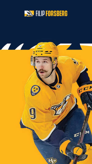 Filip Forsberg Swedish Star Player Wallpaper