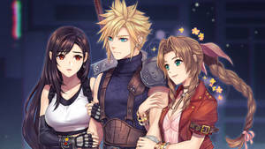 Final Fantasy 7 Anime Art Wallpaper