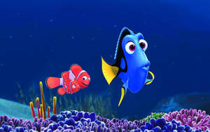 Finding Dory Nemo, Marlin And Dory Wallpaper