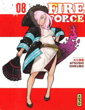 Fire Force Captain Princess Hibana Wallpaper