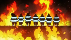 Fire Force Company 8 Members Wallpaper