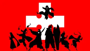 Fire Force Holy Sol Cross Wallpaper