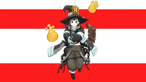 Fire Force Maki Oze Fireballs Wallpaper