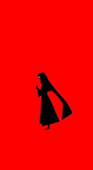 Fire Force Sister Iris Silhouette Wallpaper