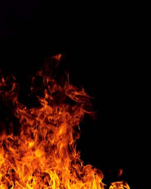 Fire In The Dark Wallpaper