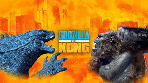 Fired Up Fight Godzilla Vs Kong Wallpaper