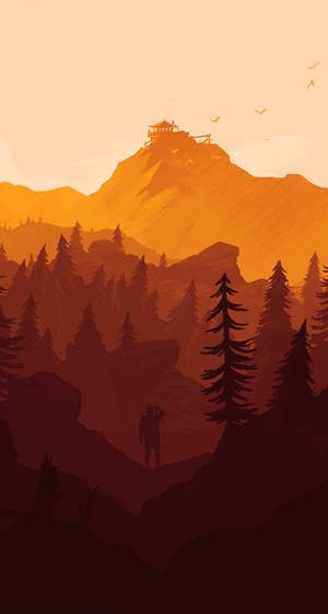 Firewatch Henry In Shoshone Wallpaper