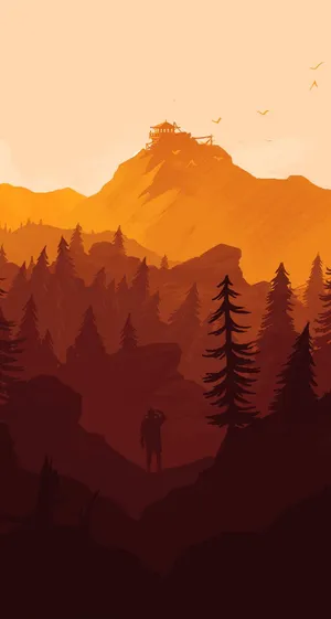 Firewatch Henry In Shoshone Wallpaper