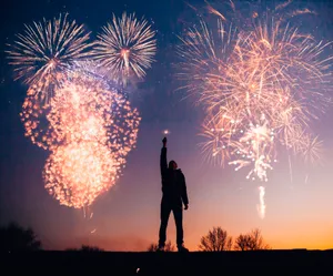 Fireworks 4k Hd Laptop Wallpaper