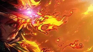 Flame Breathing Tanjiro Kimetsu No Yaiba Wallpaper