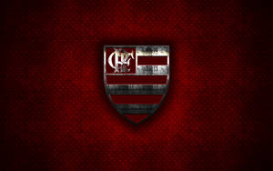 Flamengo Fc Diamond Metal Plate Wallpaper