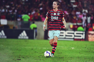 Flamengo Fc Filipe Luís Kasmirski Wallpaper