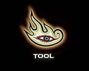 Flaming Eye Tool Band Wallpaper