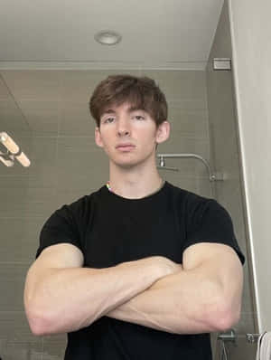 Flamingo Albert Strikes A Gorgeous Pose. Wallpaper