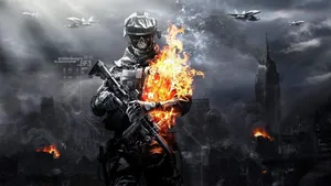 Flaring Skeleton Army Wallpaper