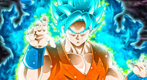 Flaring Son Goku Wallpaper