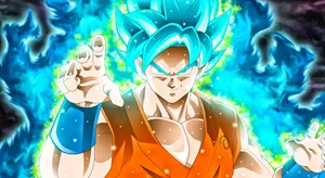Flaring Son Goku Wallpaper