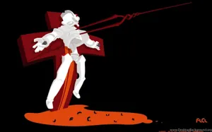 Flcl Nailed Canti Wallpaper