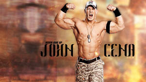 Flexing John Cena Cover Wallpaper