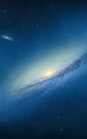 Floating In Android Space Wallpaper