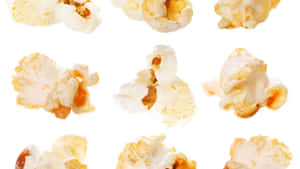 Floating Popcorn Pieces Wallpaper