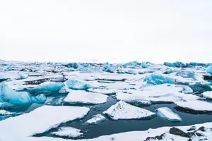 Floe, Ice, Snow, White, Iceland Wallpaper