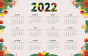 Floral 2022 Calendar Wallpaper