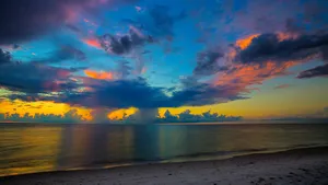 Florida Beach Sunset Wallpaper