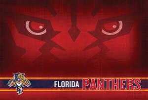 Florida Panthers Red Banner Wallpaper