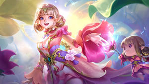 Flower Elf Angela Skin Wallpaper