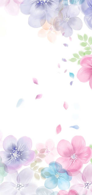 Flower Mobile Vector Art Wallpaper