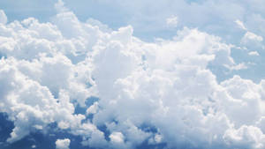 Fluffy Sky View Wallpaper