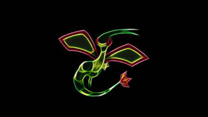 Flygon Outline Wallpaper