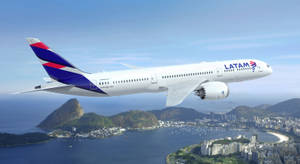 Flying Latam Airlines Wallpaper