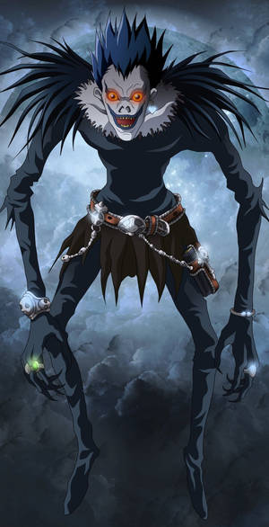 Flying Shinigami Death Note Iphone Wallpaper