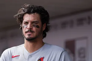 Focused Baseball Player Arenado Wallpaper