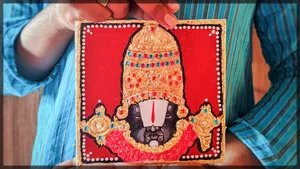 Folk Art Indian Traditional Tanjore Wallpaper